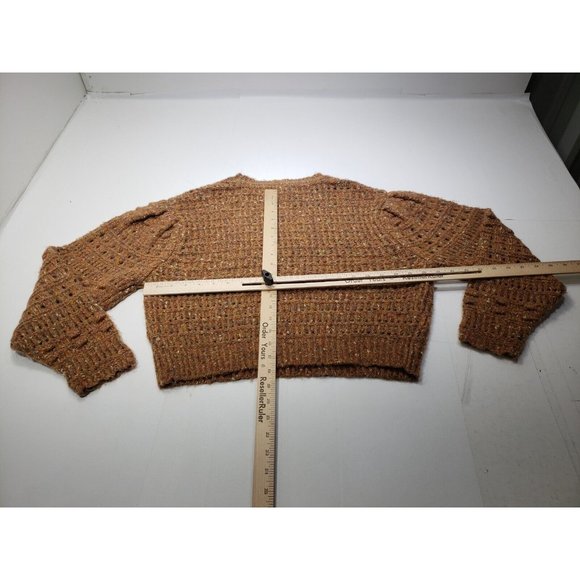 Universal Thread Womens Sweater Crew Neck Long Sleeve Open Knit Multicolor Sz M - Picture 8 of 10